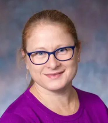 Portrait of Polina Vinogradova.